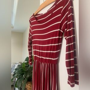 Striped Midi Dress by Reborn J